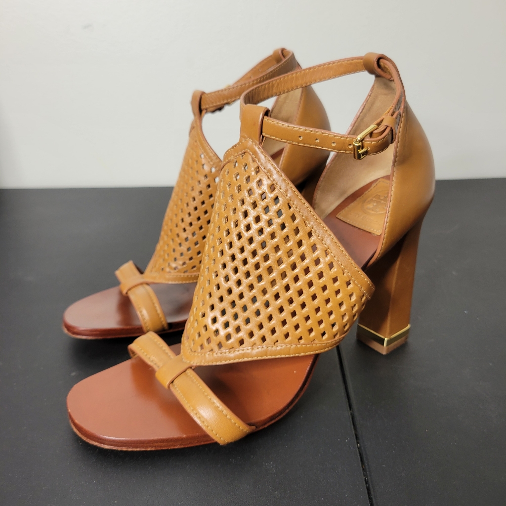 Tory Burch Leather Doris Sandal Heels